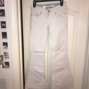 Dollhouse White Silver Jewelled Jeans